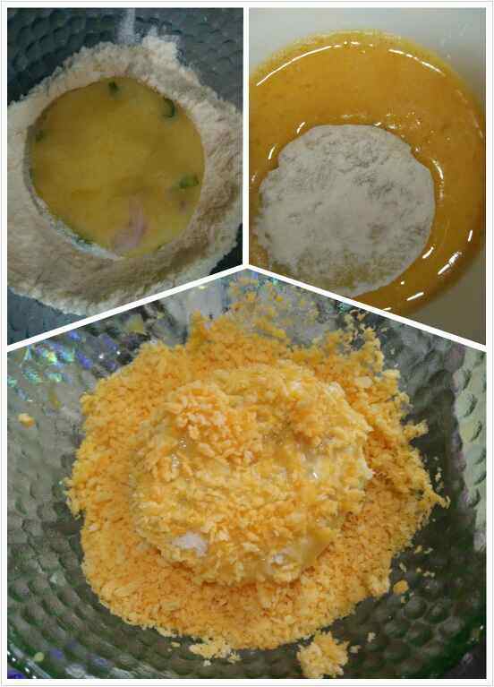 葱香鲜虾土豆饼