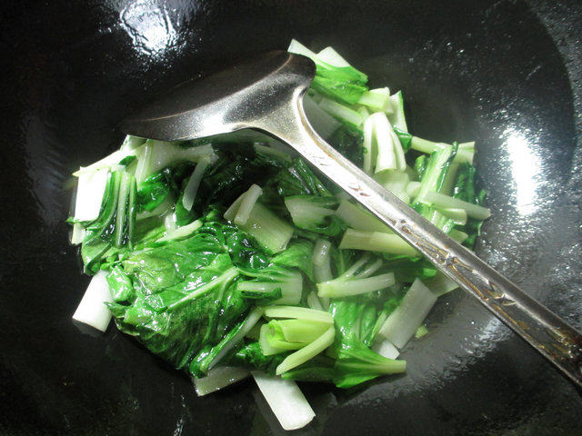 小白菜炒淡菜