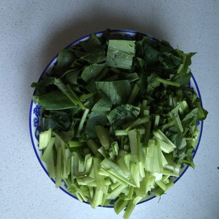 羊肉小白菜拌面