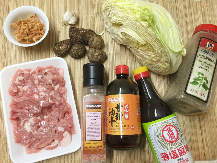 高丽菜肉丝炒面