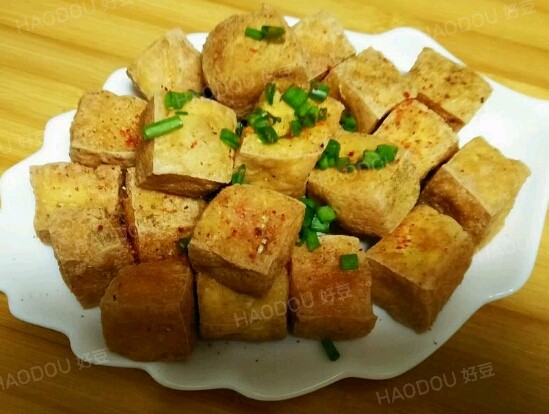 煎臭豆腐