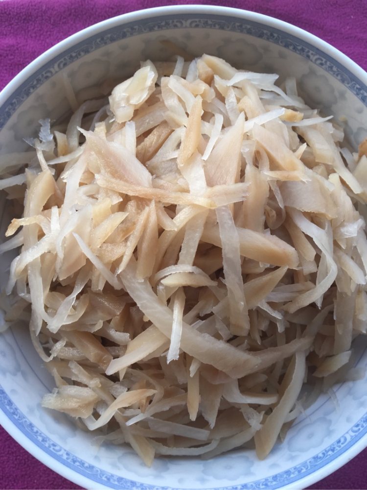 辣炒大疙瘩咸菜