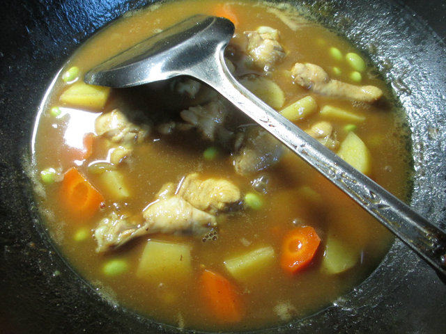 咖喱什锦鸡翅根