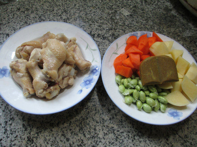 咖喱什锦鸡翅根