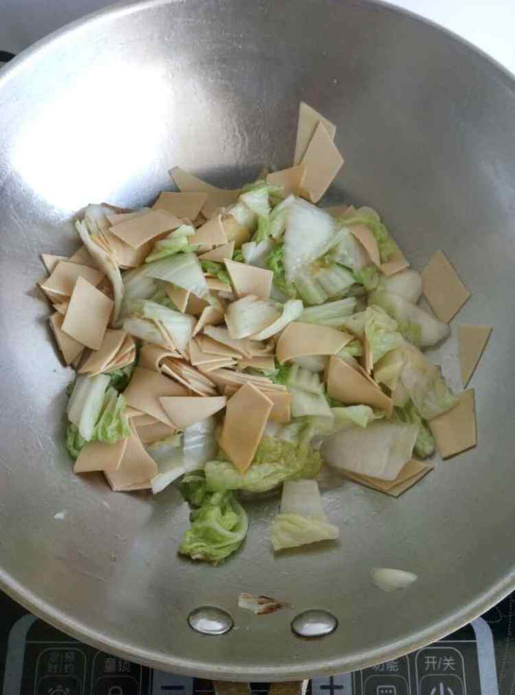 白菜炒干豆腐