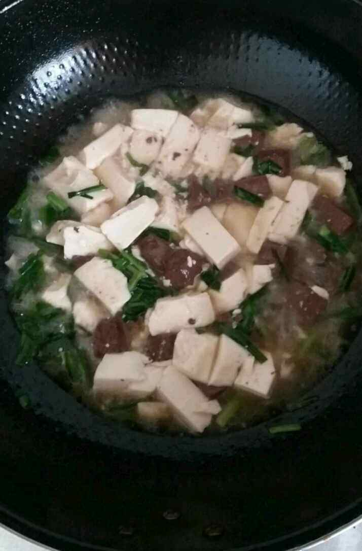 鸭血豆腐汤