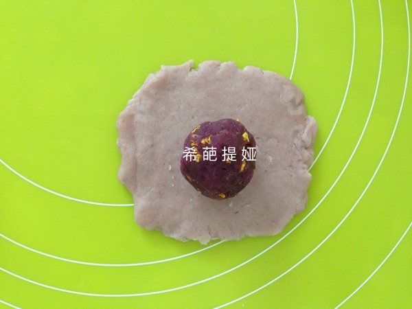 桂花紫薯苏式月饼