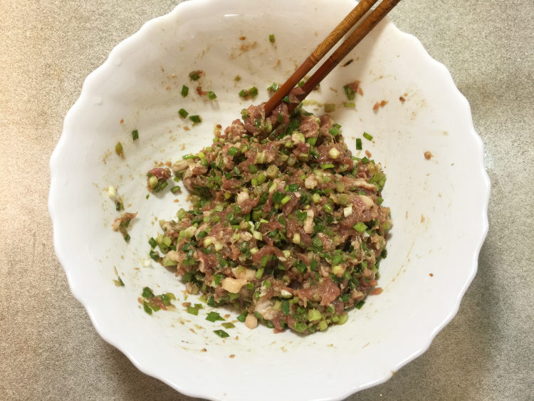 猪肉韭菜煎饺