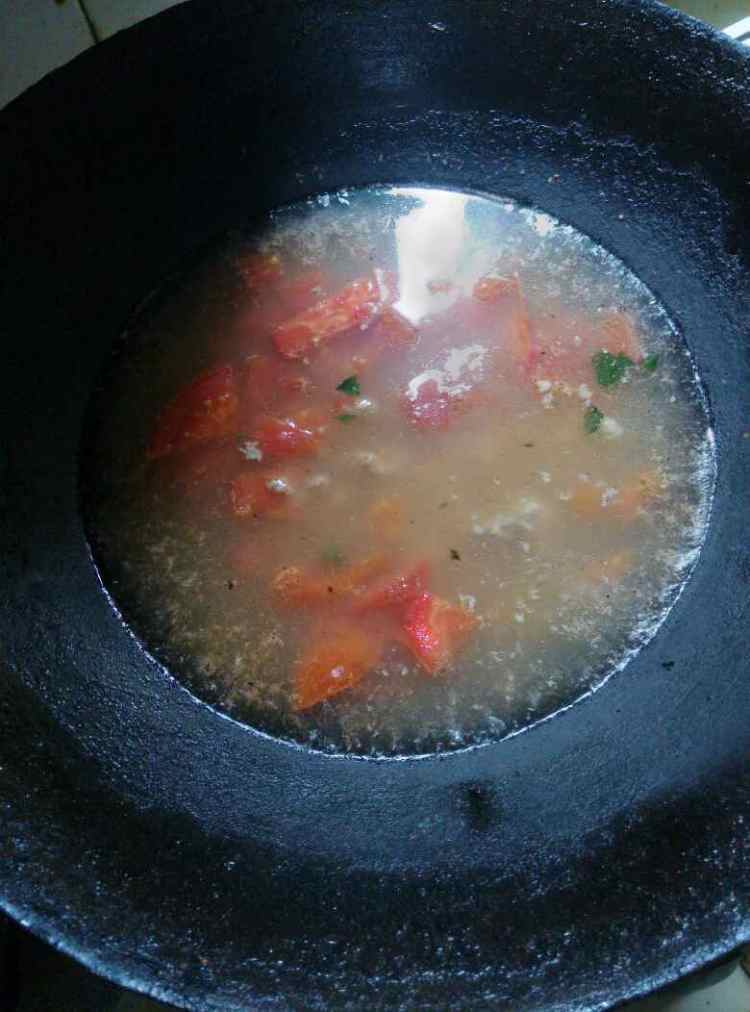番茄鸡蛋肉末汤
