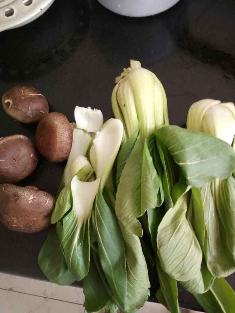 香菇炒油菜