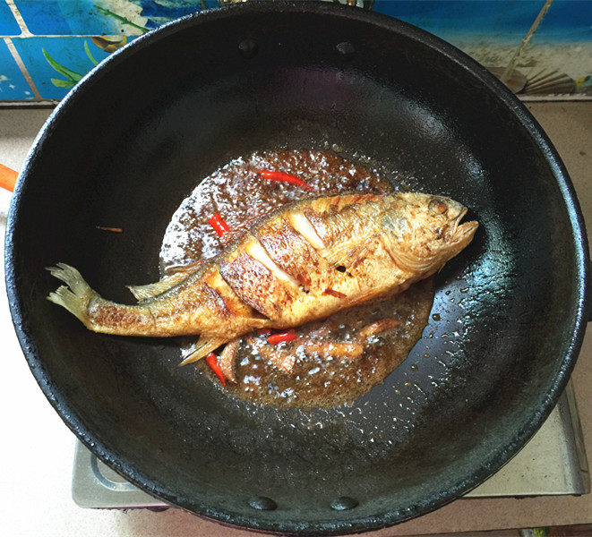 葱烧大黄鱼