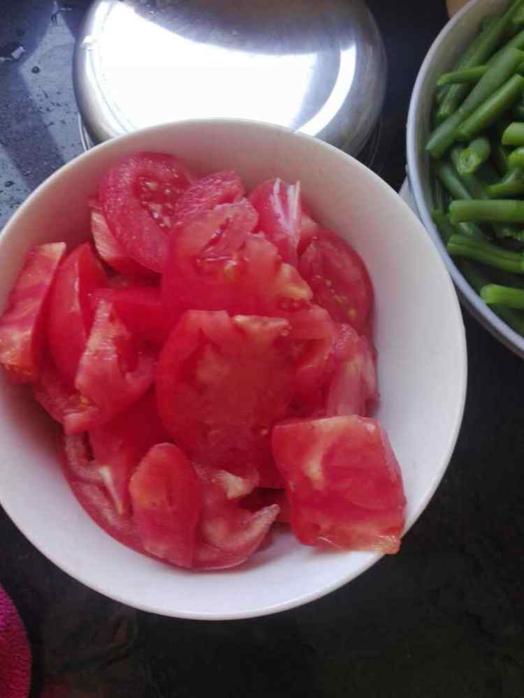 西红柿炒豆角