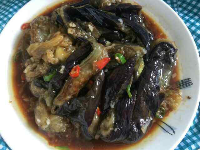 凉拌蒸茄子