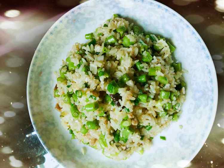 肉沫豆角饭