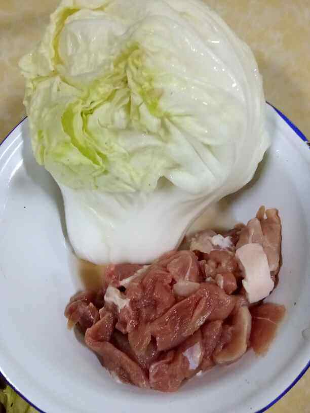 肉片大白菜