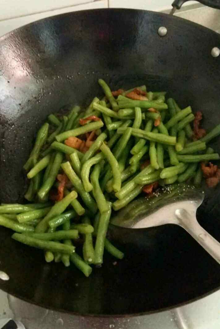 菜豆炒肉