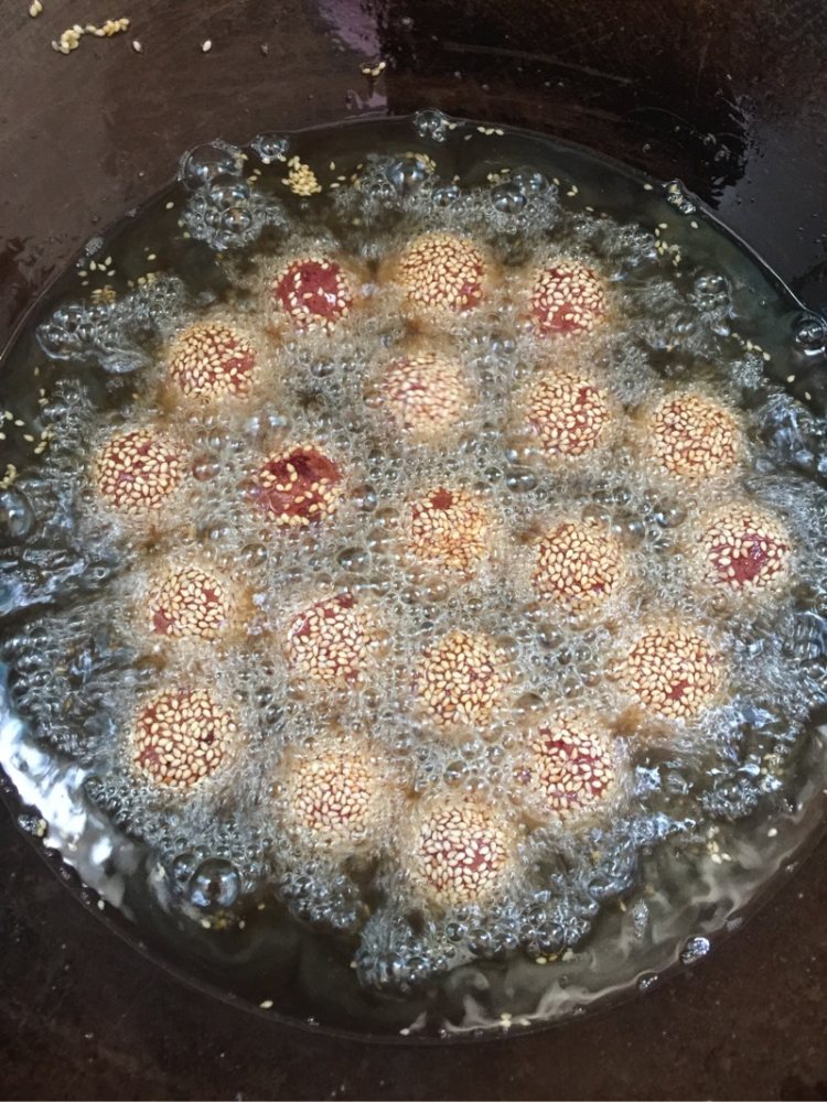 香甜软糯紫薯球