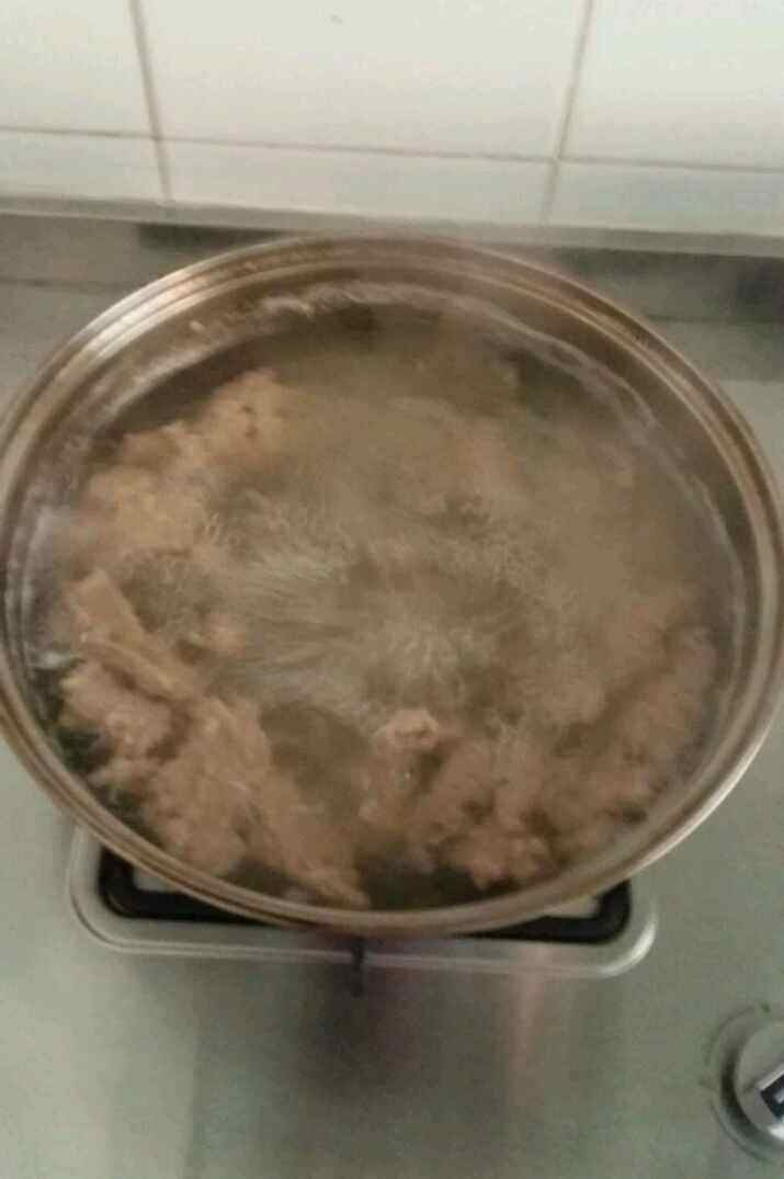 毛豆肉汤