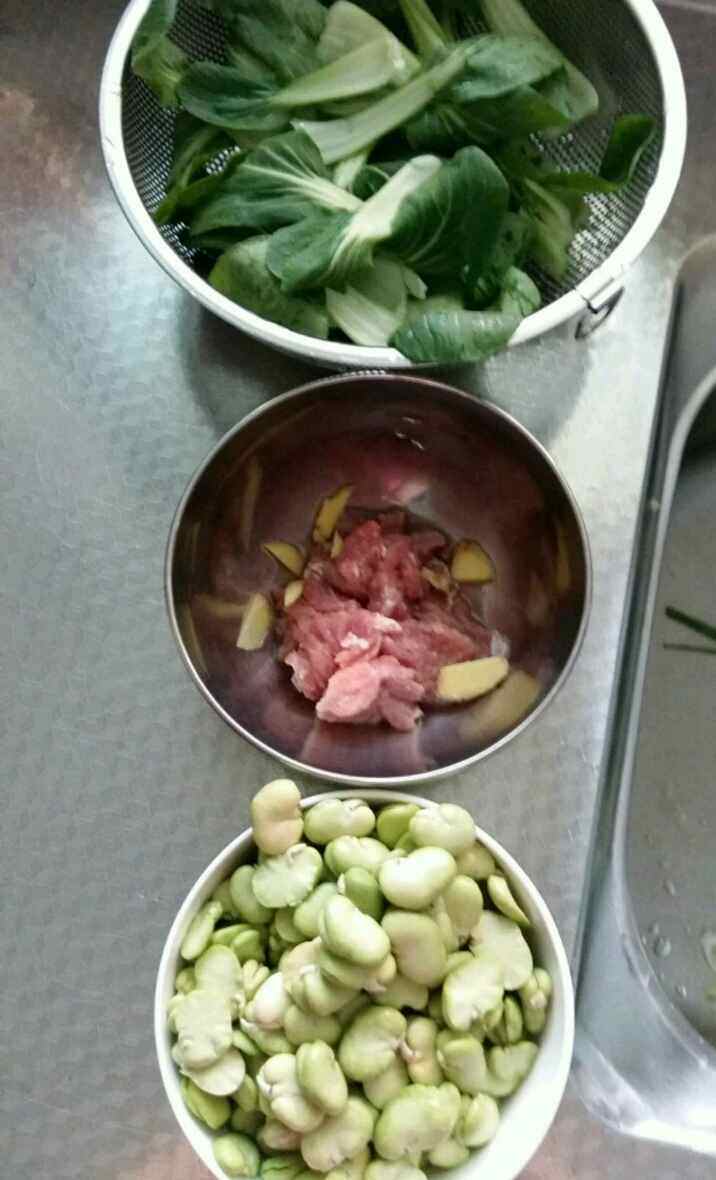 毛豆肉汤