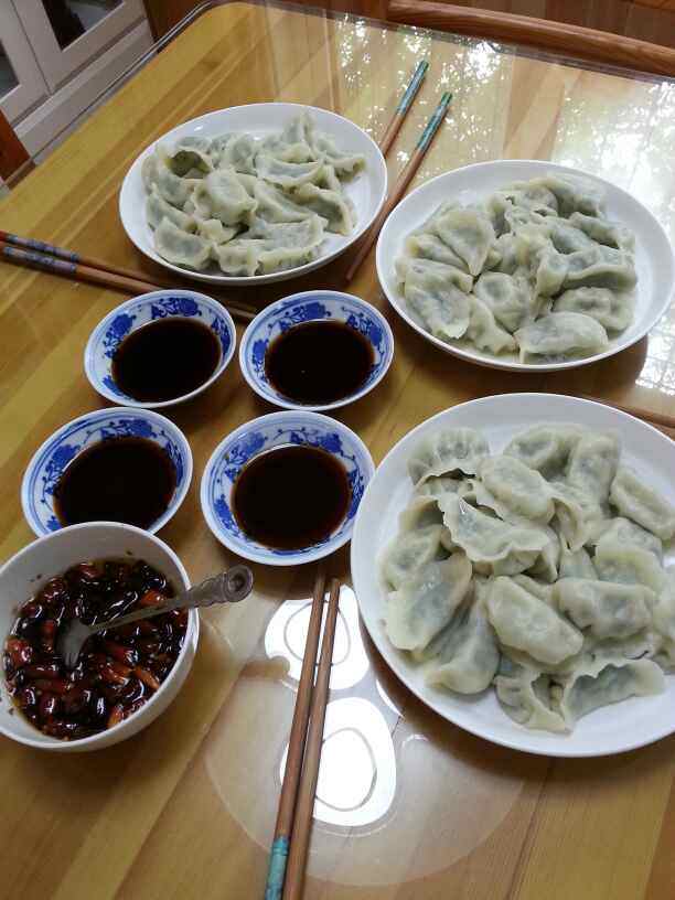 麻蛤韭菜水饺