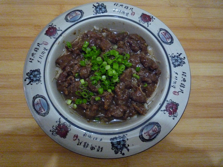 金针菇蒸牛肉