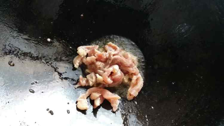 辣椒茭白炒肉丝