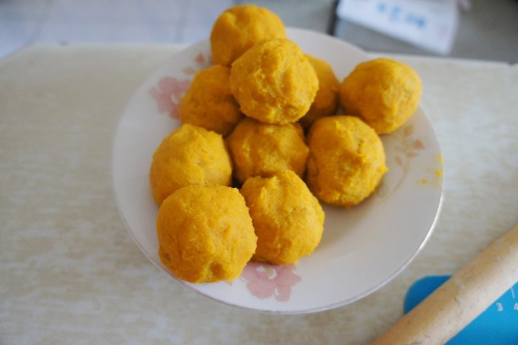 南瓜馅早餐包