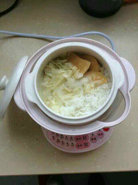 白菜苹果米糊