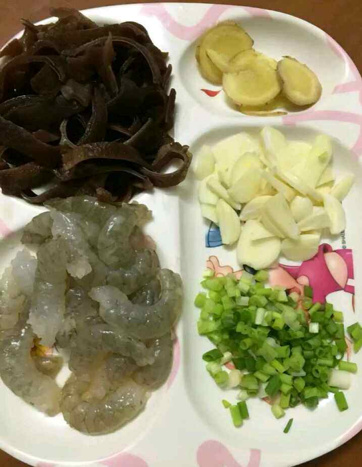 蒜苔炒虾仁