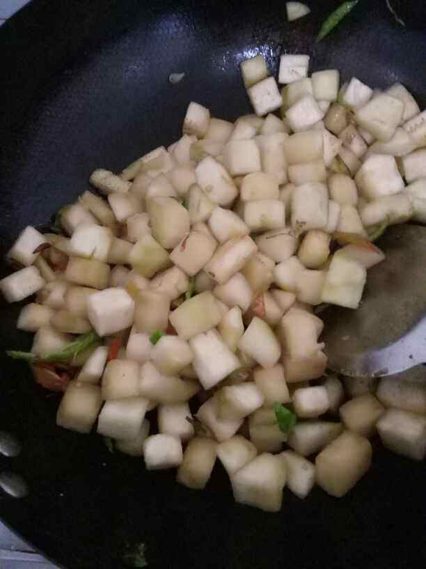 素炒茄丁