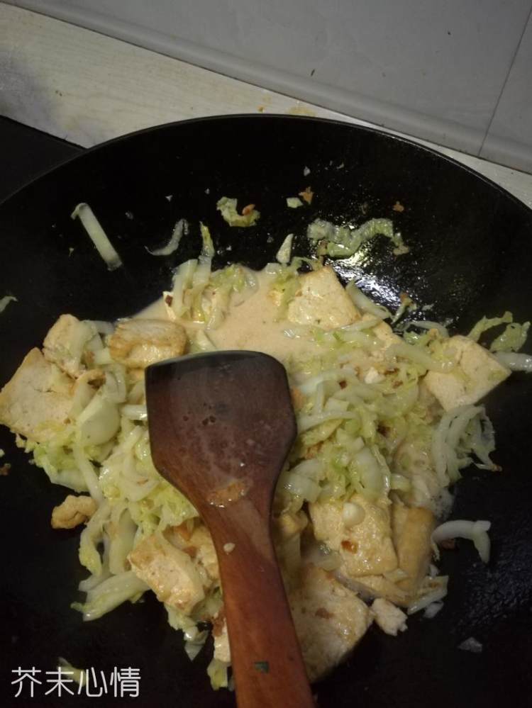 白菜烧豆腐
