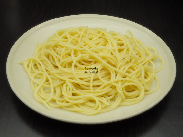 香菇肉末酱拌意面#百