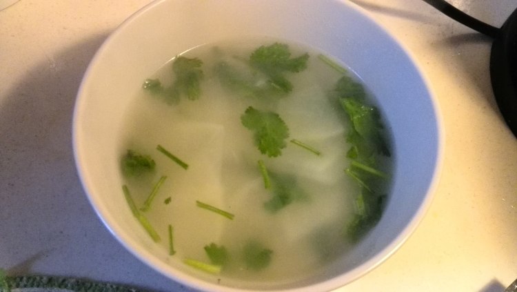 早餐萝卜汤