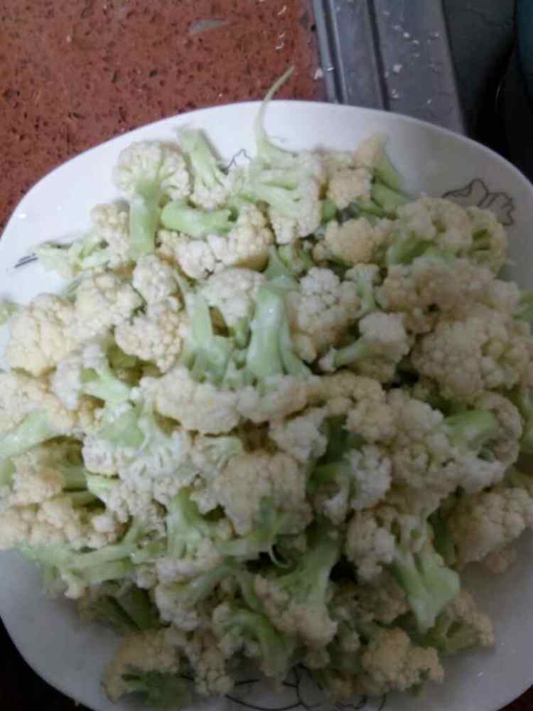 番茄炒菜花