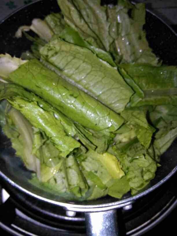 清炒油麦菜