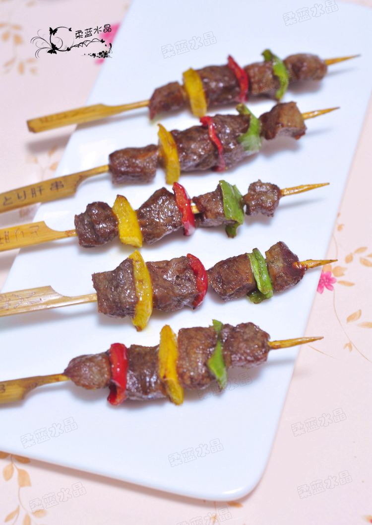 彩椒牛肉串