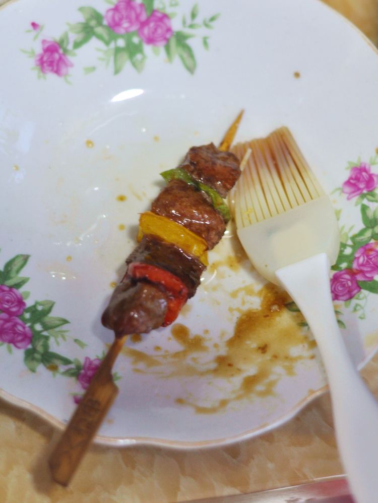 彩椒牛肉串