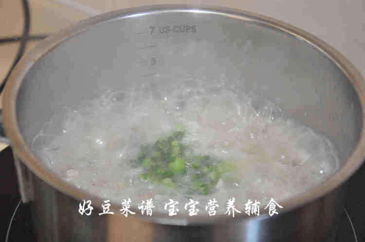 鸡肉香菇青菜粥