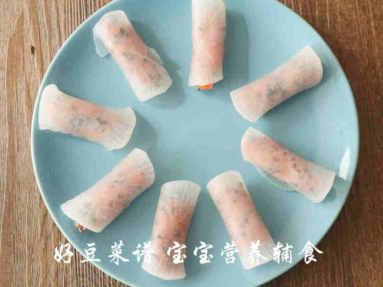 清蒸萝卜肉卷