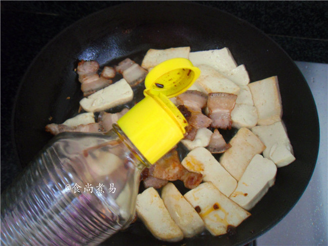 五花肉煎豆腐