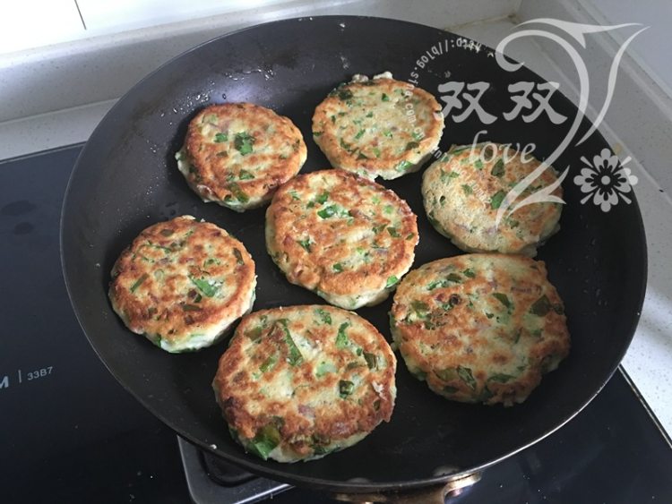 香肠豆渣煎饼