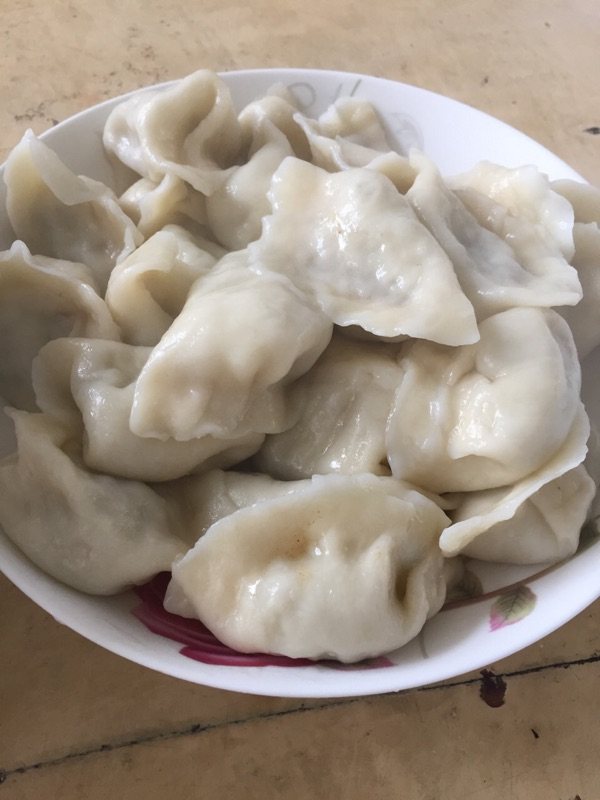 羊肉大葱陷饺子