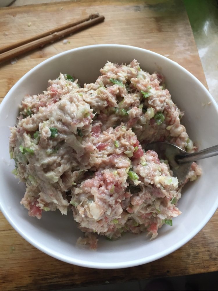 羊肉大葱陷饺子