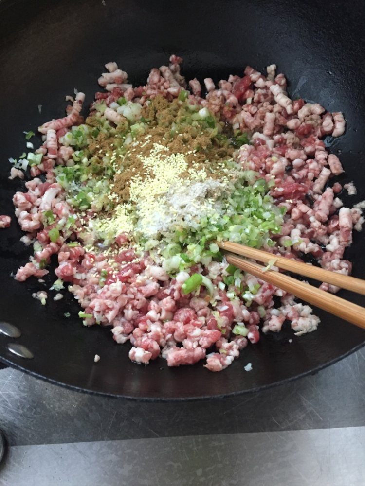 羊肉大葱陷饺子