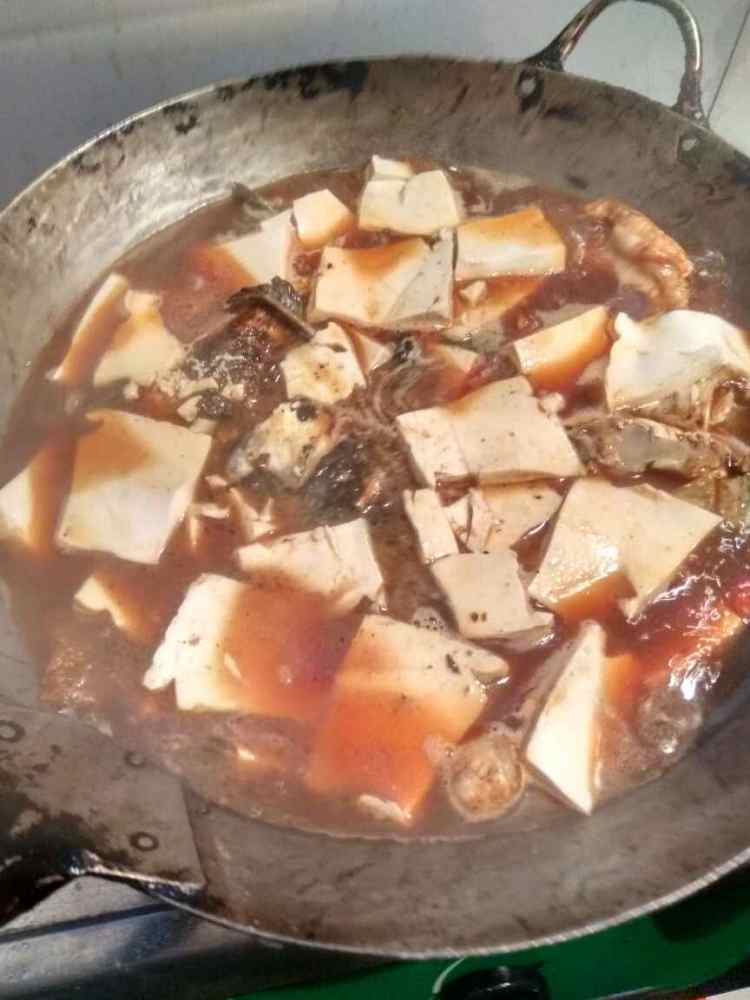 雄鱼头炖豆腐