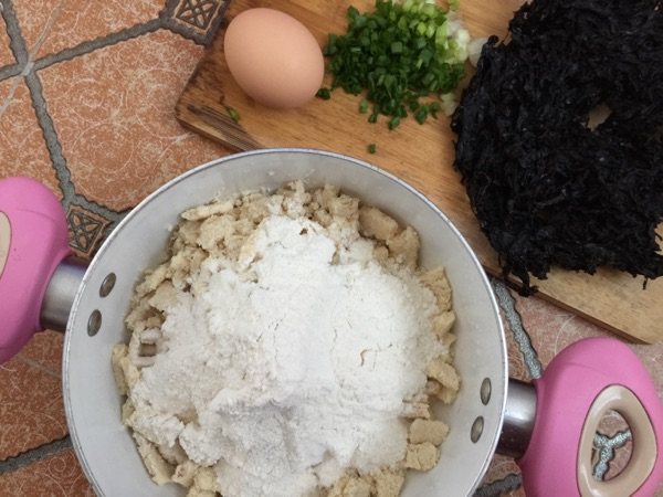 紫菜豆渣煎饼（黄豆华