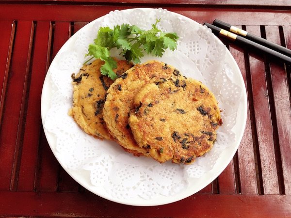 紫菜豆渣煎饼（黄豆华