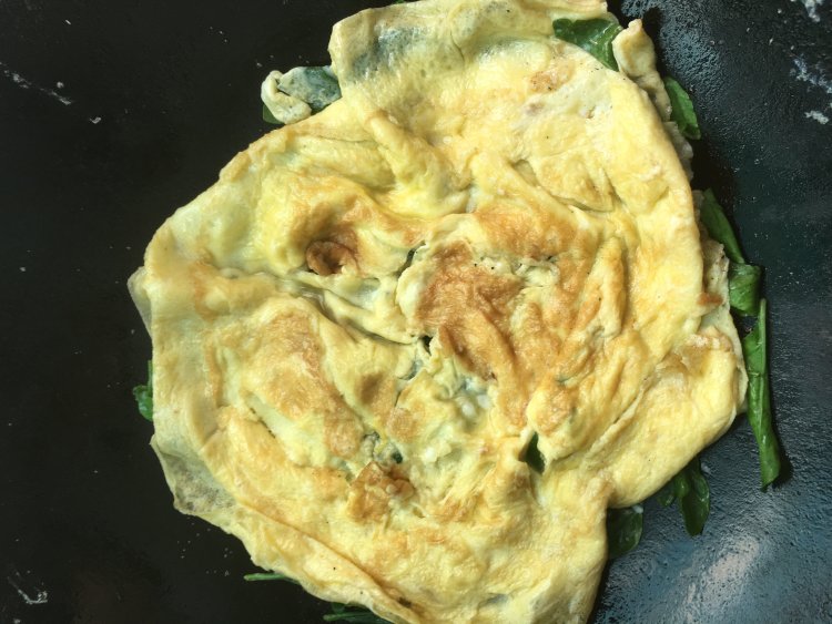 枸杞叶煎蛋