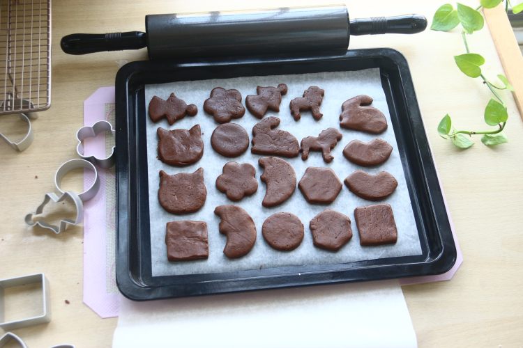 多款造型可可饼干