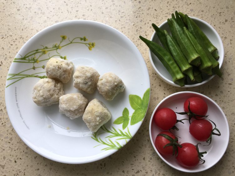烤鸡肉丸